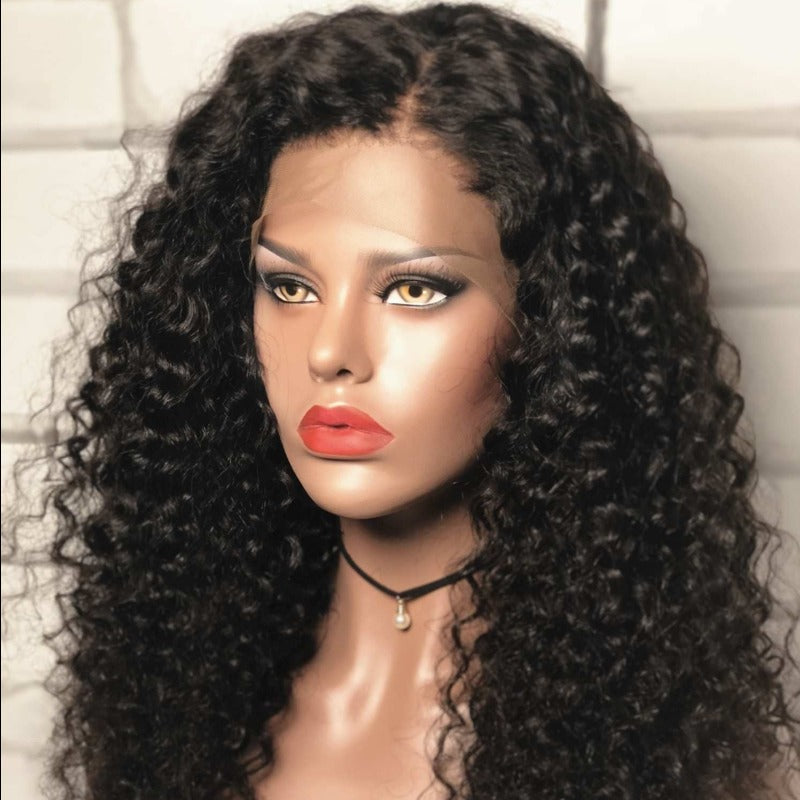 Snv high quality 13×4 HD Lace Front Wigs Jerry curly Virgin Human Hair wigs With Pre-Plucked Hairline