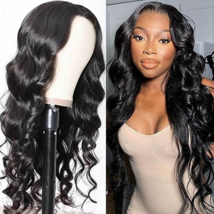 Snv Skin Melted 5x5 HD Lace Closure Wigs Body Wave Virgin Human Hair wig Pre-Plucked With Natural Hairline