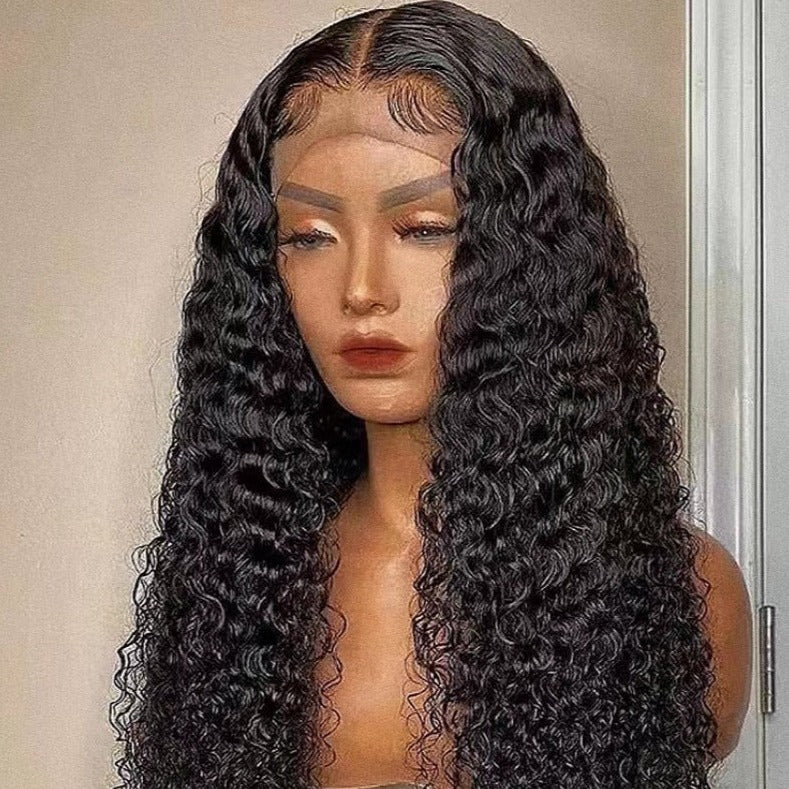 Snv Skin Melted 5x5 HD Lace Closure Wigs Jerry Curly Virgin Human Hair wig Pre-Plucked With Natural Hairline