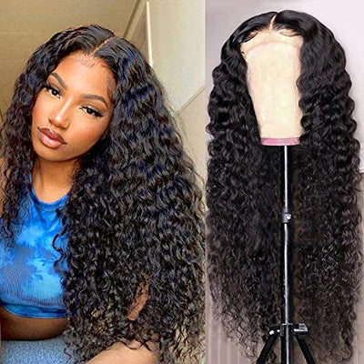 Snv Skin Melted 5x5 HD Lace Closure Wigs Deep Wave Virgin Human Hair wig Pre-Plucked With Natural Hairline