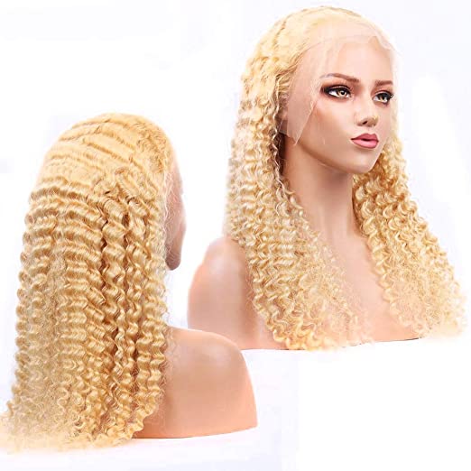 Snv 13x4 4×4 Lace Front Wigs 613 Blonde Deep Wave Human Hair Wig 180% density