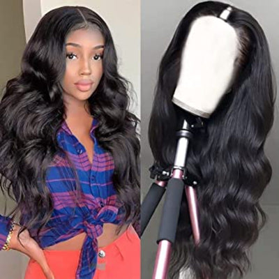 Snv V Part Wigs Body Wave Human Hair Wig No Leave Out No Glue Beginner Friendly 180% Density Wigs