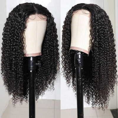 Snv Skin Melted 5x5 HD Lace Closure Wigs Kinky Curly Virgin Human Hair wig Pre-Plucked With Natural Hairline