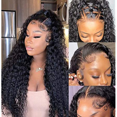 Snv Full Lace Wigs Deep Wave Human Hair Wig For Black women Can do any Hair Styles High Quality 200% Density