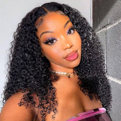 Snv Skin Melted 5x5 HD Lace Closure Wigs Kinky Curly Virgin Human Hair wig Pre-Plucked With Natural Hairline