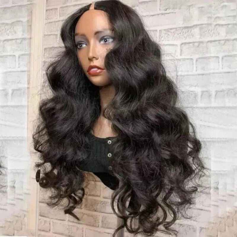 Snv V Part Wigs Body Wave Human Hair Wig No Leave Out No Glue Beginner Friendly 180% Density Wigs