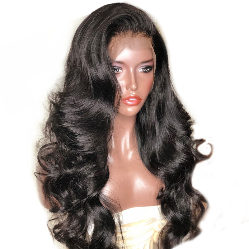 Snv Pre Plucked Body Wave Human Hair Wigs 13×4 Lace Front Wigs transparent lace