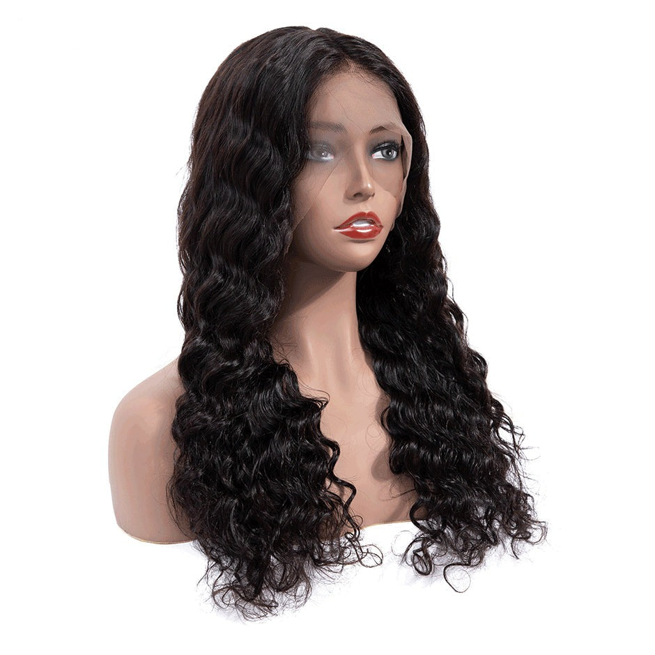 Snv high quality 13x4 HD Lace Front Wigs loose deep wave  Virgin Human Hair wigs With Pre-Plucked Hairline