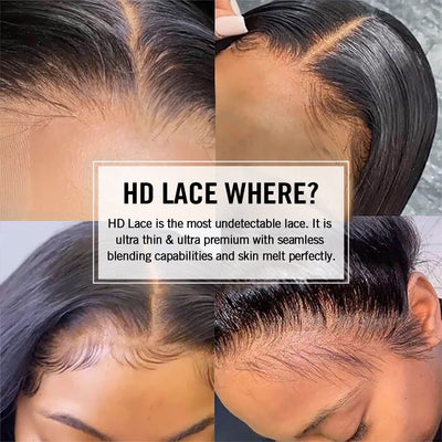 Snv high quality 13×4 HD Lace Front Wigs water wave Virgin Human Hair wigs With Pre-Plucked Hairline