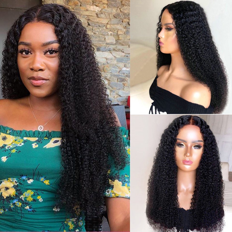 Snv Skin Melted 5x5 HD Lace Closure Wigs Kinky Curly Virgin Human Hair wig Pre-Plucked With Natural Hairline