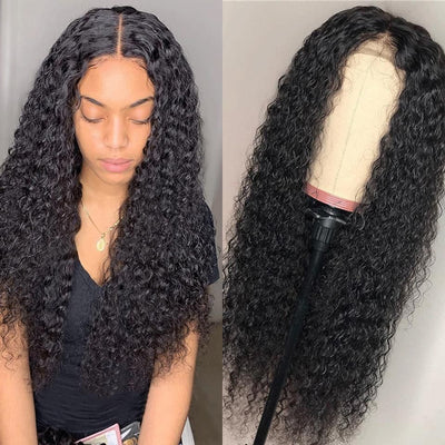 Snv Skin Melted 5x5 HD Lace Closure Wigs Jerry Curly Virgin Human Hair wig Pre-Plucked With Natural Hairline