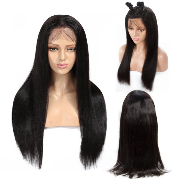 Snv 6×6 Lace Closure Wigs Straight Virgin Human Hair Wig Pre Plucked With Baby Hair 100% Brazilian Human Hair 180% Density