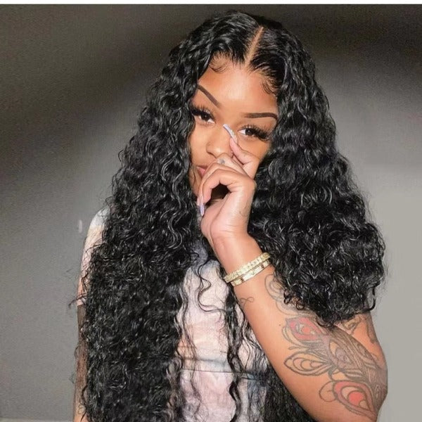 Snv Full Lace Wigs Deep Wave Human Hair Wig For Black women Can do any Hair Styles High Quality 200% Density