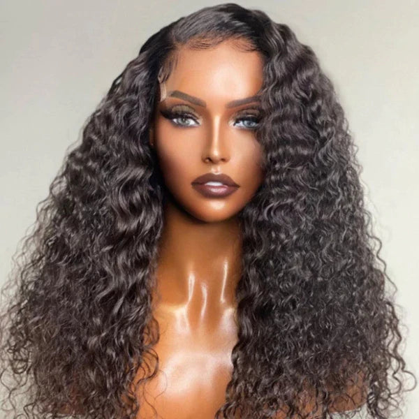 Snv high quality 13×6 Transparent Lace Front Wigs water wave Virgin Human Hair wigs With Pre-Plucked Hairline