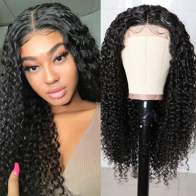 Snv Skin Melted 5x5 HD Lace Closure Wigs Jerry Curly Virgin Human Hair wig Pre-Plucked With Natural Hairline