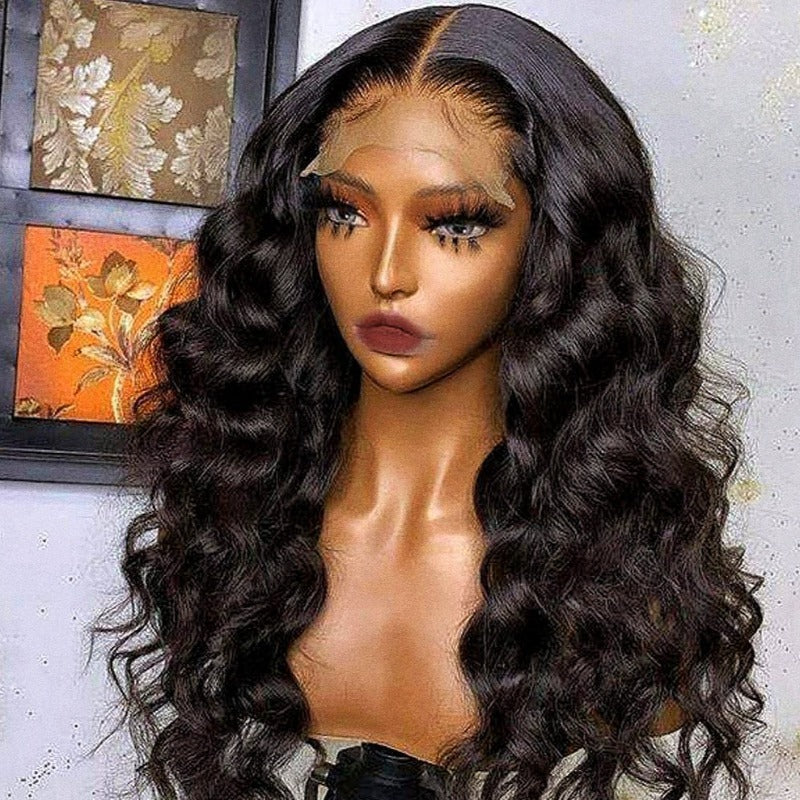 Snv Skin Melted 5x5 HD Lace Closure Wigs Loose Wave Virgin Human Hair wig Pre-Plucked With Natural Hairline